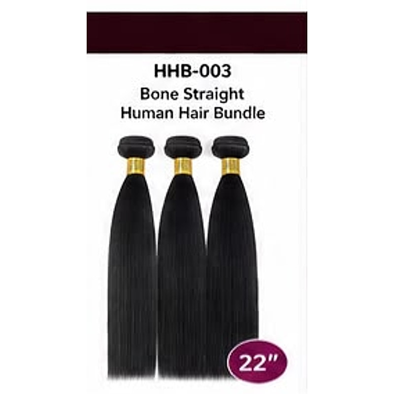 Bone Straight Human Hair Bundle 22