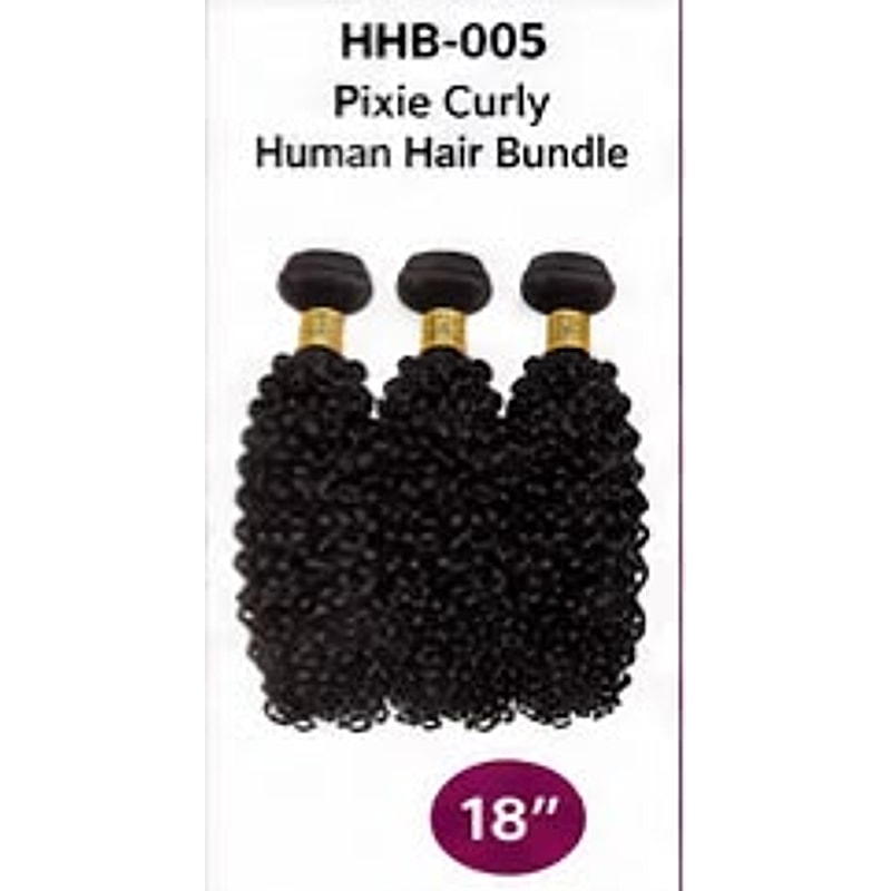 Pixie Curly Human Hair Bundle 18